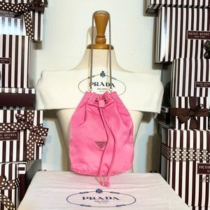 🌸⭐️PRADA PINK!!⭐️DRAWSTRING POUCH!⭐️🌸